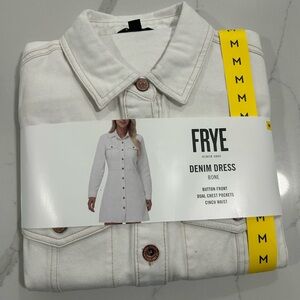 Frye Off-White Denim Dress